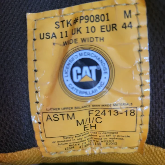 Caterpillar Tan Steel Toe Boots - Picture 2 of 8
